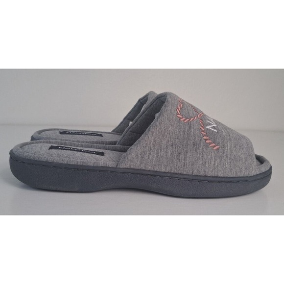 Nautica Eldridge Valentine Mule Slippers US Women's Size 7-8 Gray Open Toe - Picture 3 of 7